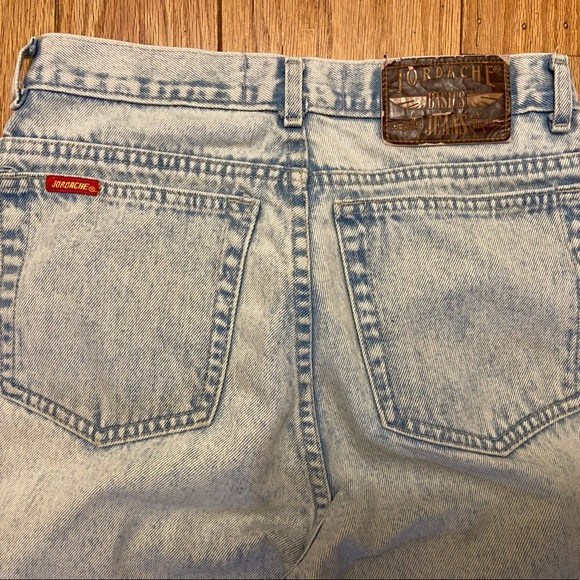 Vintage Jordache, 80s - 90s Ultra Hight Waisted Acid Wash Jeans - Picture 9 of 9